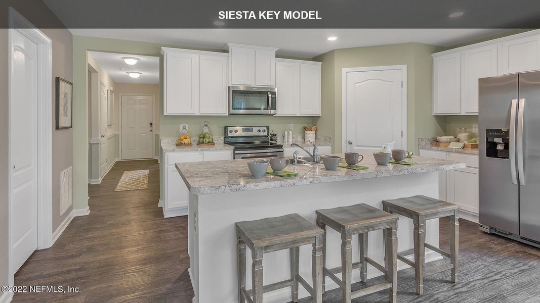 Furnished interior view inside a new home in Willow Springs, Green Cove Springs (Image 5).