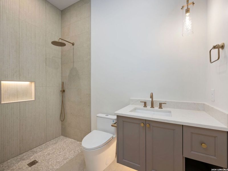 Furnished interior view inside a new home in , San Antonio (Image 14).