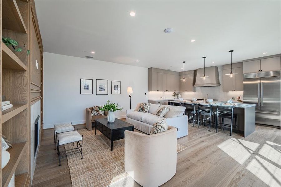 Furnished interior view inside a new home in , University Park (Image 17).