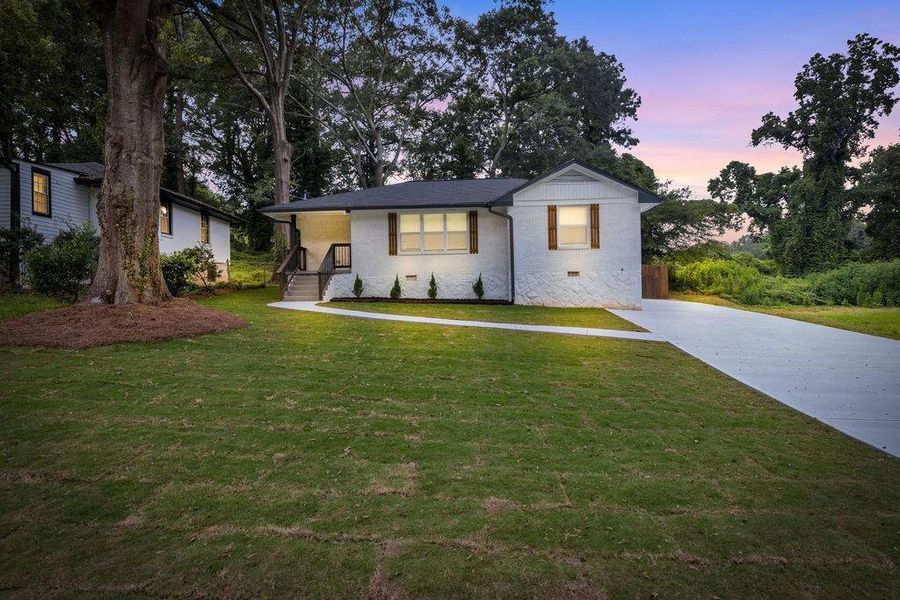 Front exterior of a new home in , Decatur, GA, highlighting curb appeal (Image 13).