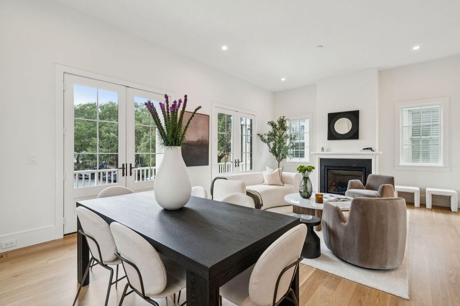 Furnished interior view inside a new home in , Charleston (Image 17).