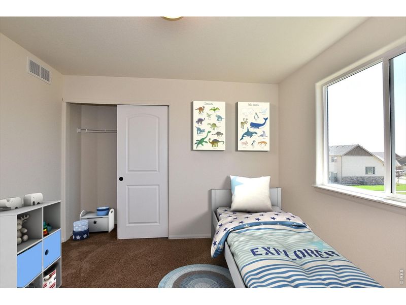 Furnished interior view inside a new home in , Greeley (Image 6).