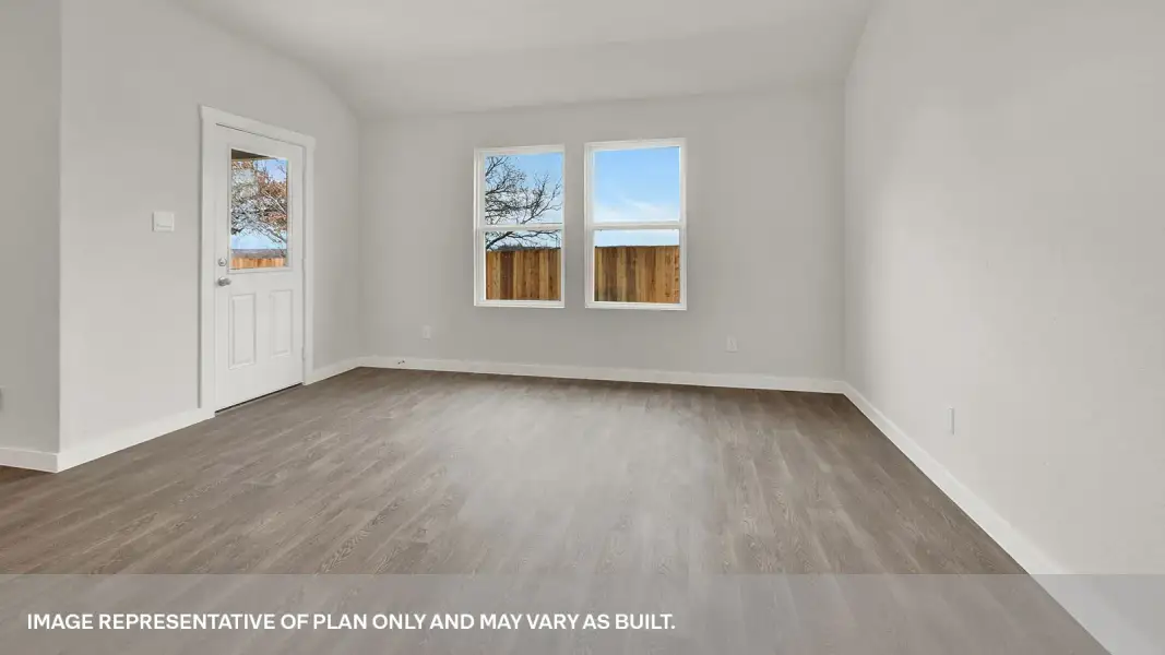 Spacious, unfurnished interior of a new home in Trails of Windcrest, Fredericksburg (Image 14). Spacious, unfurnished interior of a new home in Trails of Windcrest, Fredericksburg (Image 14).