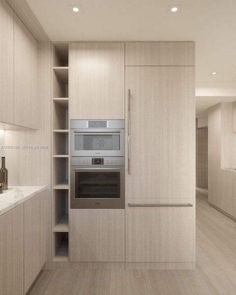 Furnished interior view inside a new home in , Miami Beach (Image 11).