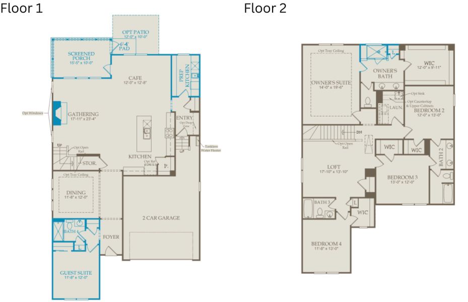 2D floor plan layout of this home in Lewiston Meadows, Greensboro, NC (Image 3).
