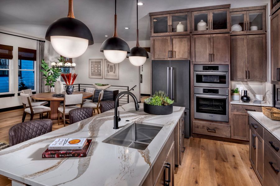 Furnished interior view inside a new home in RainDance, Windsor (Image 23).