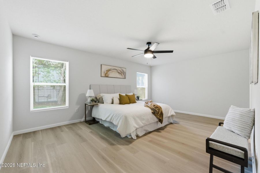 Furnished interior view inside a new home in , Jacksonville (Image 13). Furnished interior view inside a new home in , Jacksonville (Image 13).