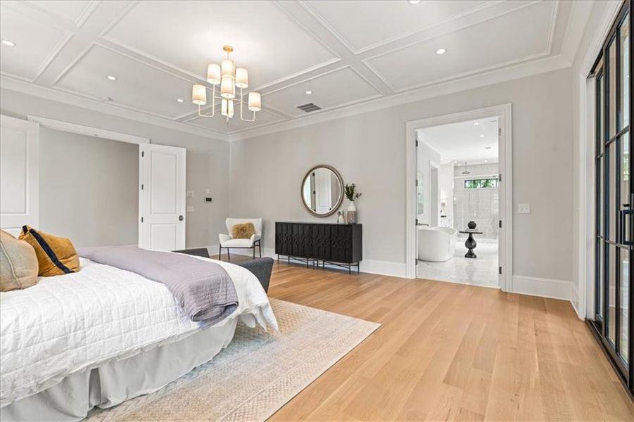 Furnished interior view inside a new home in , Atlanta (Image 26).