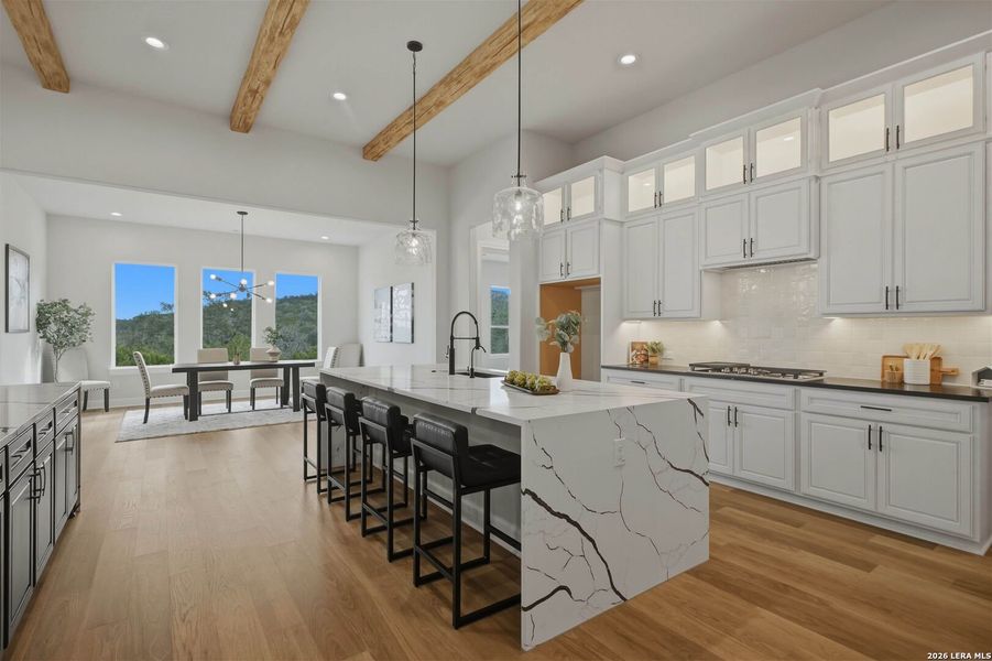 Furnished interior view inside a new home in , San Antonio (Image 44).