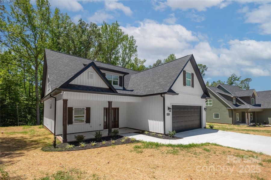 Front exterior of a new home in , Stanley, NC, highlighting curb appeal (Image 2).