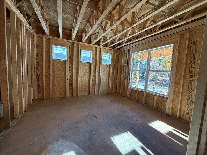 In-progress construction of a new home in , Gainesville, GA (Image 6).