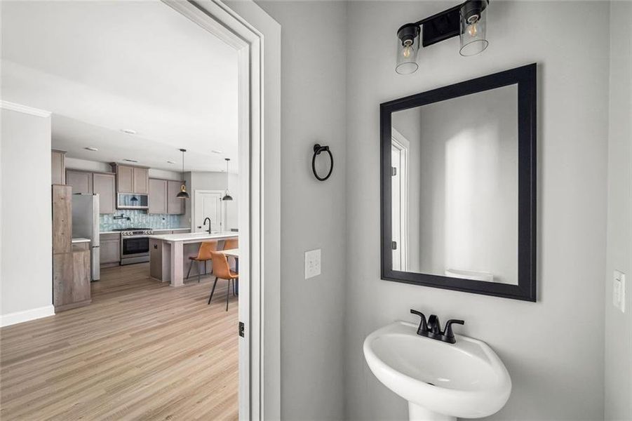 Furnished interior view inside a new home in , Dallas (Image 14).