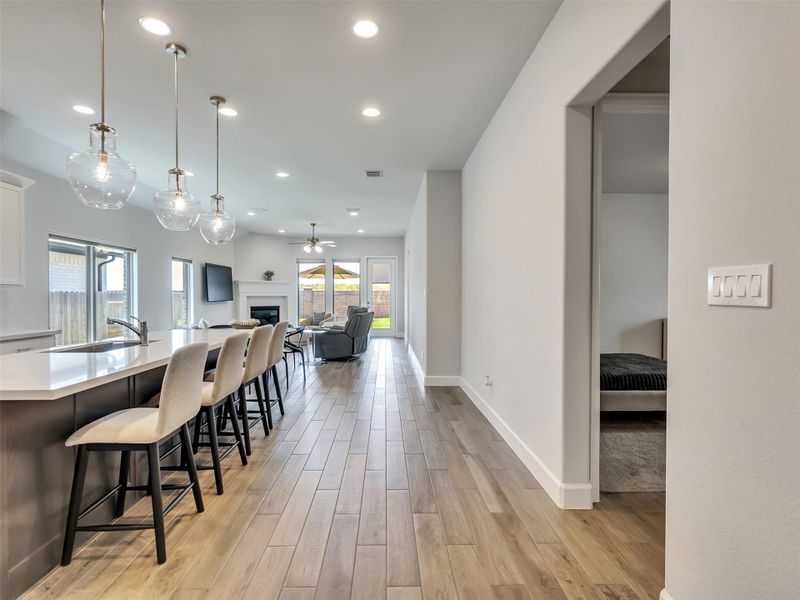 Furnished interior view inside a new home in Marvida, Cypress (Image 36).