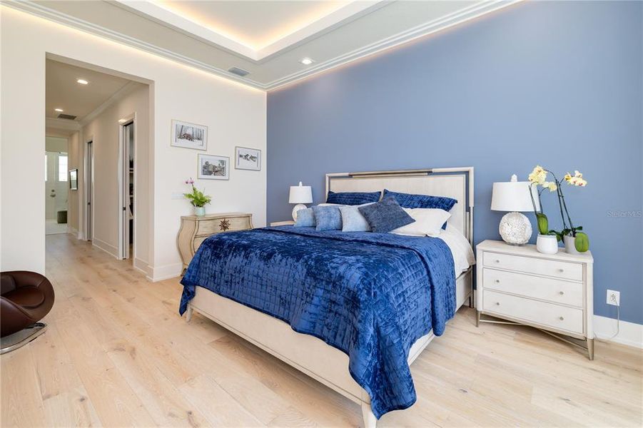Furnished interior view inside a new home in , Palmetto (Image 36).