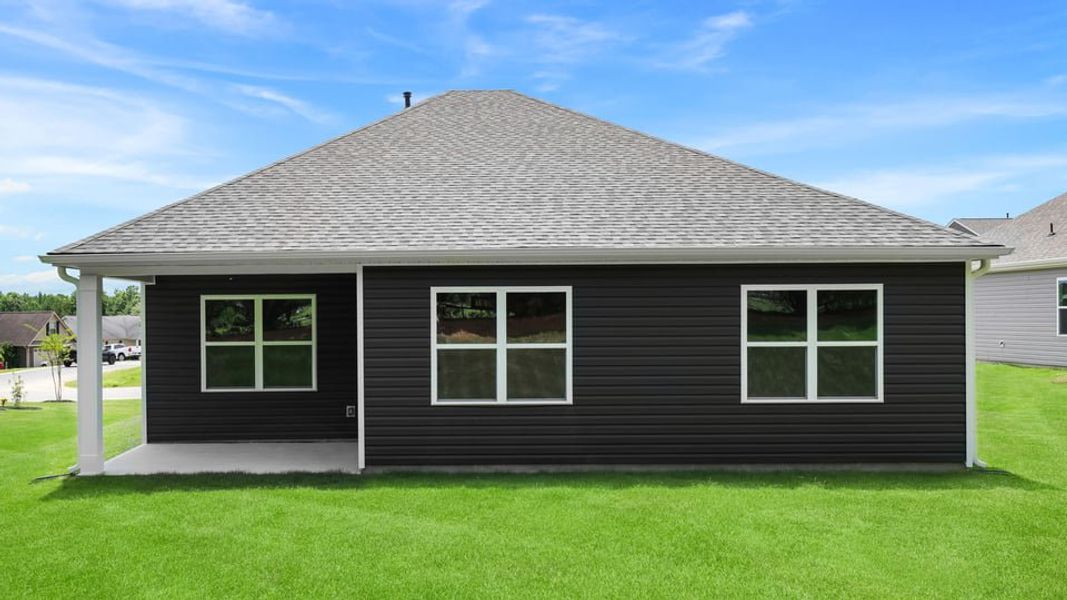 Exterior details and patio area of a home in Palmetto Valley, Anderson (Image 15). Exterior details and patio area of a home in Palmetto Valley, Anderson (Image 15).