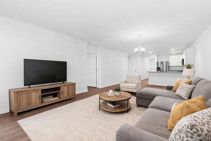 Furnished interior view inside a new home in , Summerville (Image 5).