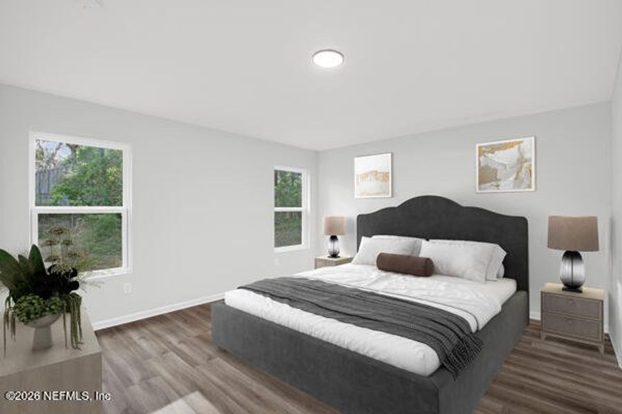 Furnished interior view inside a new home in , Satsuma (Image 8).