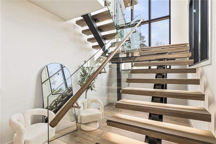 Furnished interior view inside a new home in , Suwanee (Image 55).