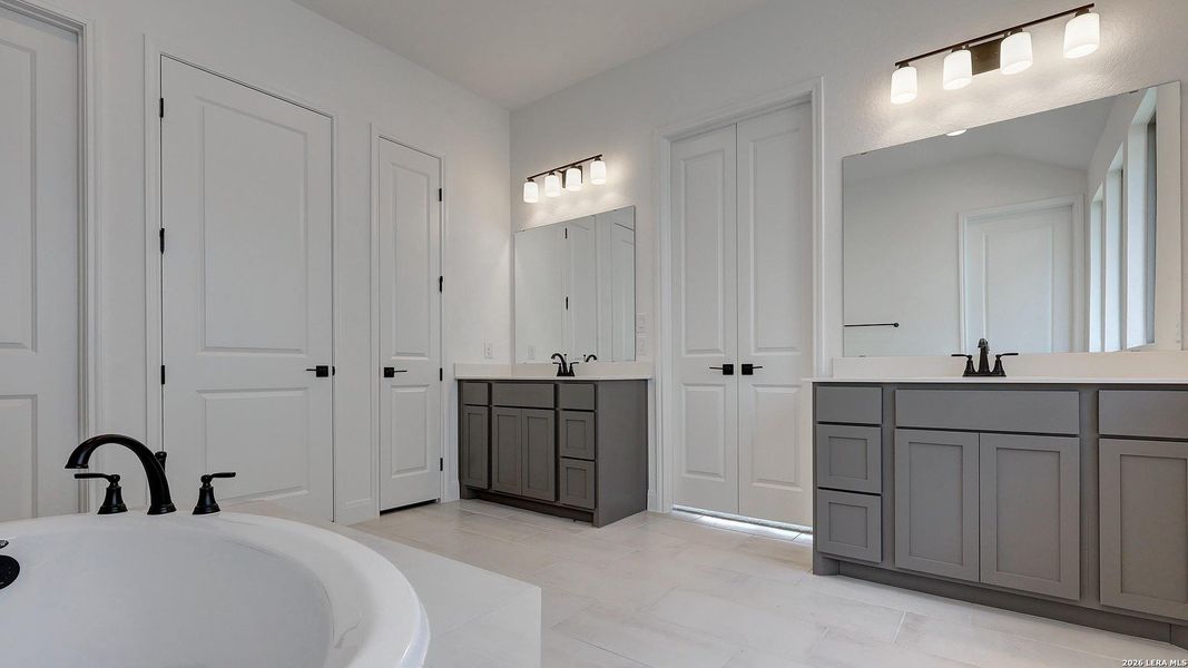 Furnished interior view inside a new home in VIDA, San Antonio (Image 13).