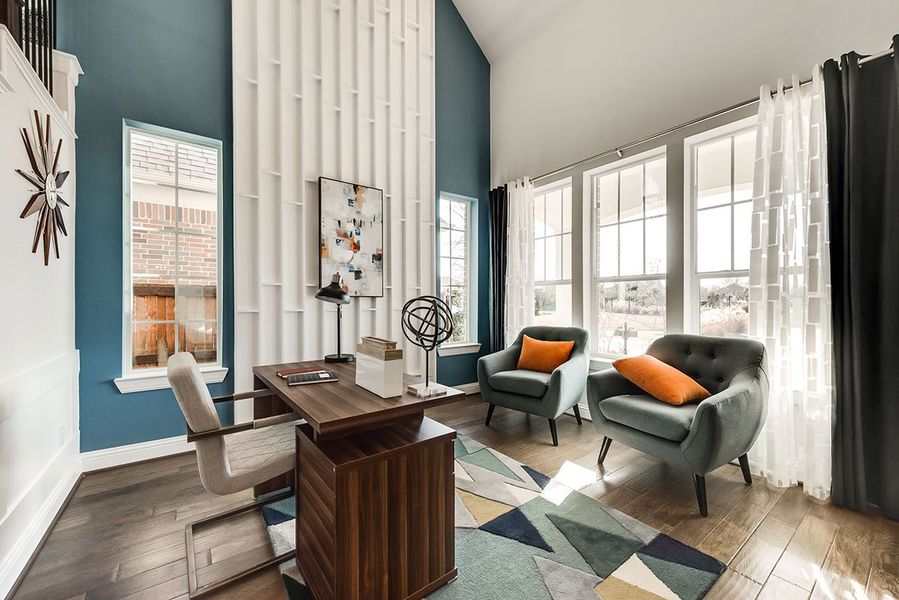 Representative furnished interior of a home built from the Grand Savannah by Grand Homes in Grand Oaks, Celina (Image 4).