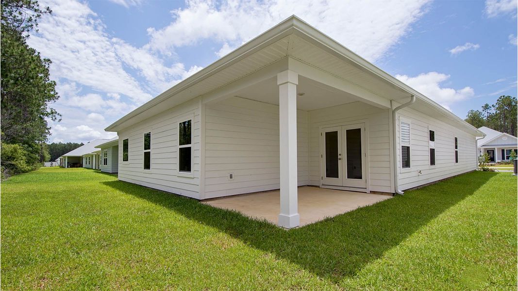 Exterior details of a home in Holley Grove at Peach Creek, Santa Rosa Beach (Image 4).