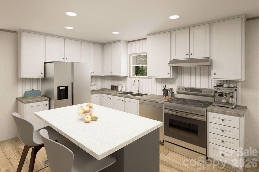 Furnished interior view inside a new home in , Hays (Image 6).