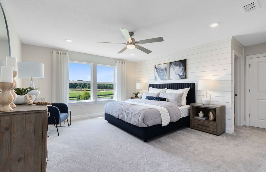 Furnished interior view inside a new home in Parkview Reserve, Orlando (Image 4).