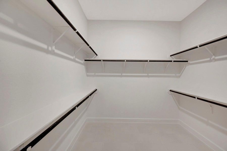 Closets are a dream in this home with 2 huge walk-in closets!