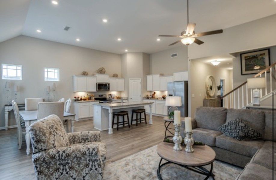 Furnished interior view inside a new home in Robinson Meadows, Murfreesboro (Image 8).