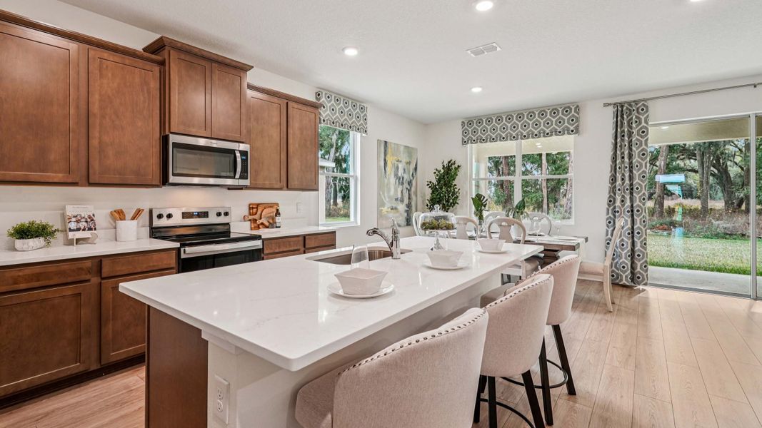 Furnished interior view inside a new home in Ocala Preserve, Ocala (Image 4).