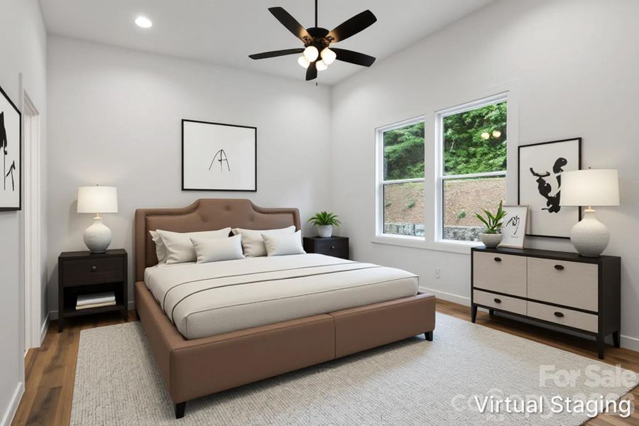 Furnished interior view inside a new home in , Leicester (Image 10).