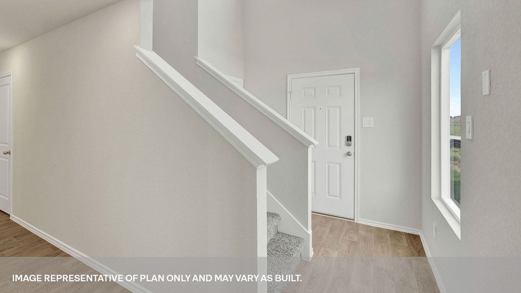 Representative unfurnished interior of a home built from the The Graham by D.R. Horton in Spring Valley, New Braunfels (Image 12). Representative unfurnished interior of a home built from the The Graham by D.R. Horton in Spring Valley, New Braunfels (Image 12).