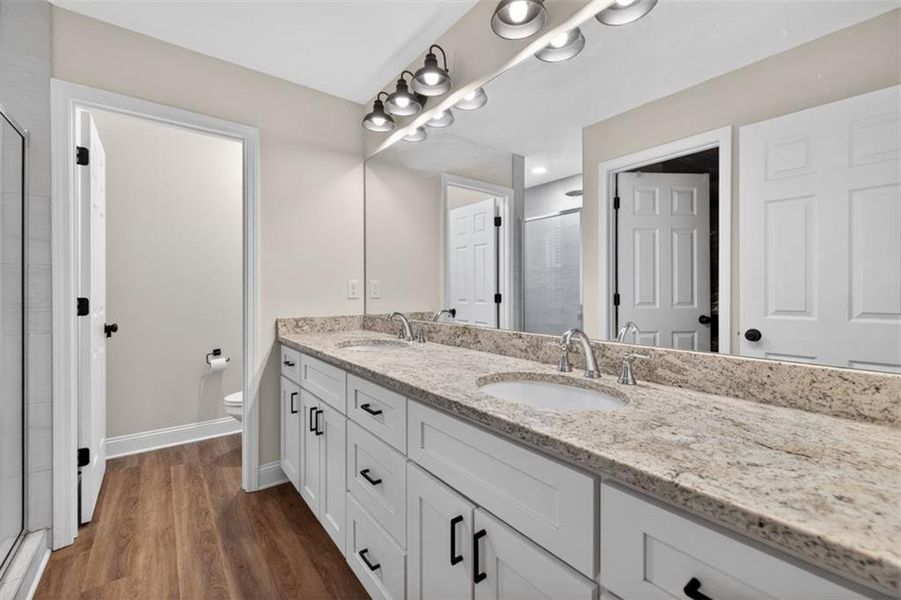Furnished interior view inside a new home in , Monroe (Image 19).