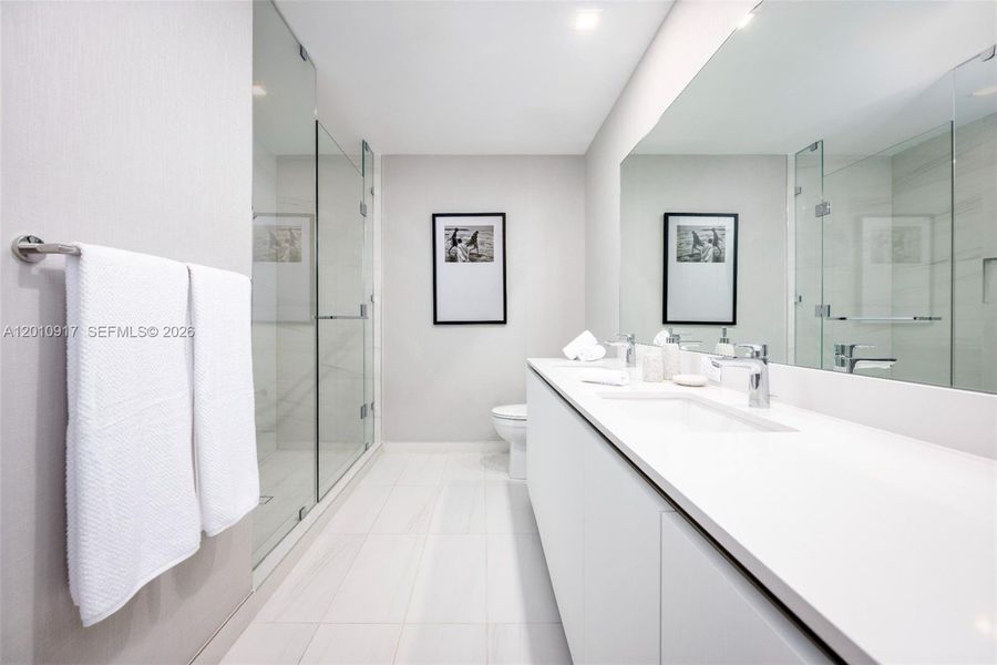 Furnished interior view inside a new home in Casamar, Pompano Beach (Image 18).