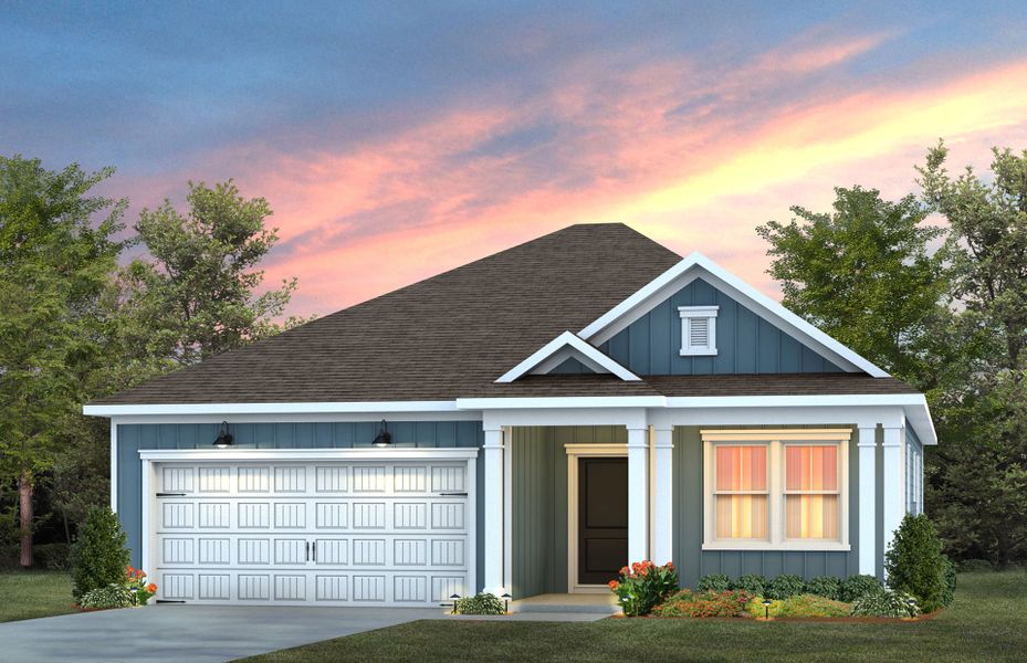 Representative exterior photo of a completed home built from the Morgan by Pulte Homes in Henley Village, Burlington, NC (Image 16). Representative exterior photo of a completed home built from the Morgan by Pulte Homes in Henley Village, Burlington, NC (Image 16).