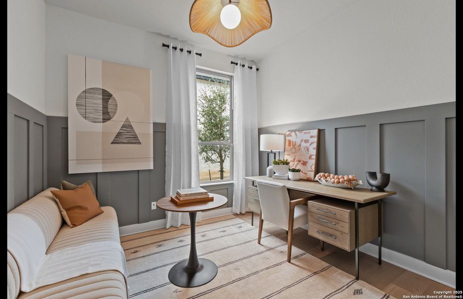 Furnished interior view inside a new home in Bison Ridge, San Antonio (Image 8).