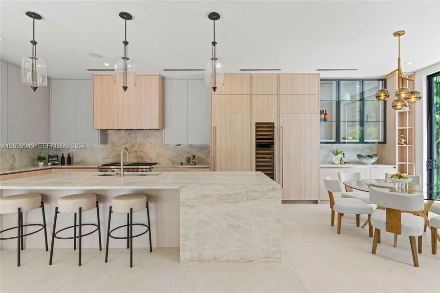 Furnished interior view inside a new home in , Coral Gables (Image 8).