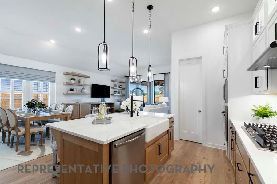 Furnished interior view inside a new home in Midline, Webster (Image 11).
