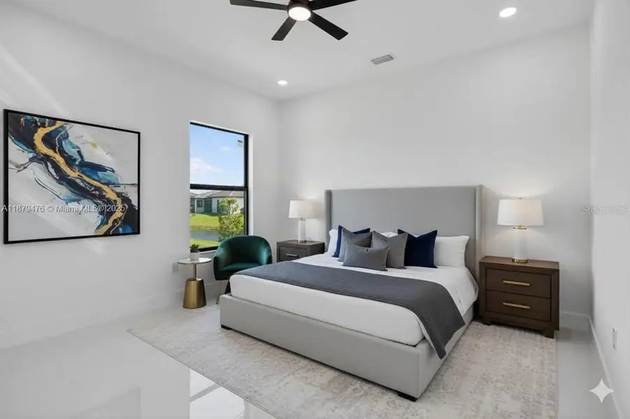 Furnished interior view inside a new home in , Cape Coral (Image 7).