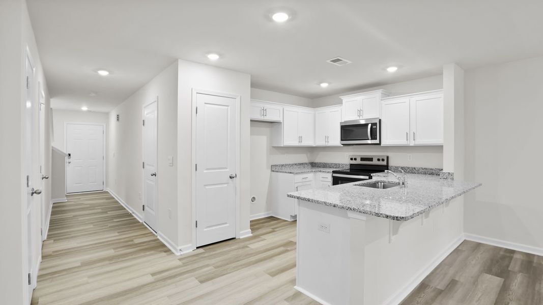 Furnished interior view inside a new home in Chestnut Ridge Townhomes, Greenville (Image 6).