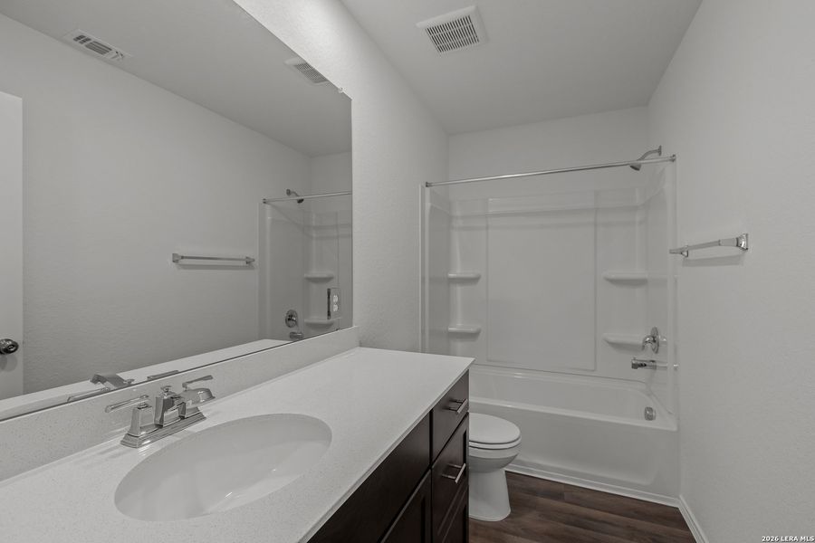 Furnished interior view inside a new home in The Overlook at Creekside, New Braunfels (Image 7).