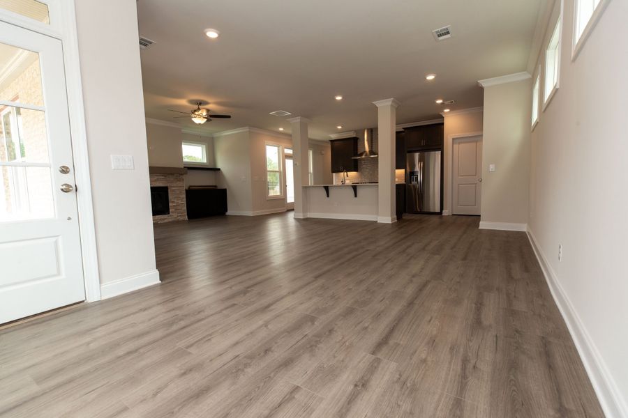 Representative unfurnished interior of a home built from the The Owens by The Providence Group in Waterhaven, Cumming (Image 23).