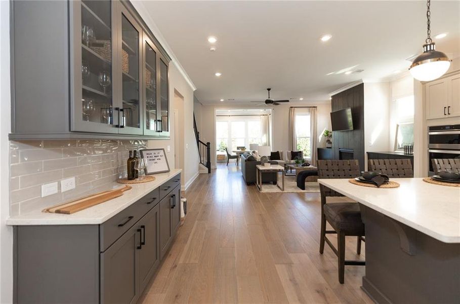 Furnished interior view inside a new home in Aberdeen, Hoschton (Image 16).