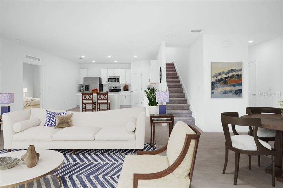 Furnished interior view inside a new home in Cove at Coasterra, Palmetto (Image 17).