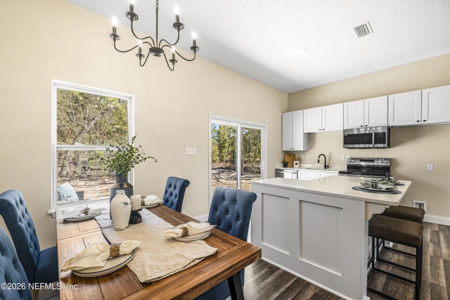 Furnished interior view inside a new home in , Keystone Heights (Image 9).