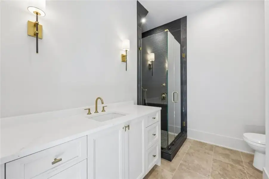 Furnished interior view inside a new home in , Alpharetta (Image 80).