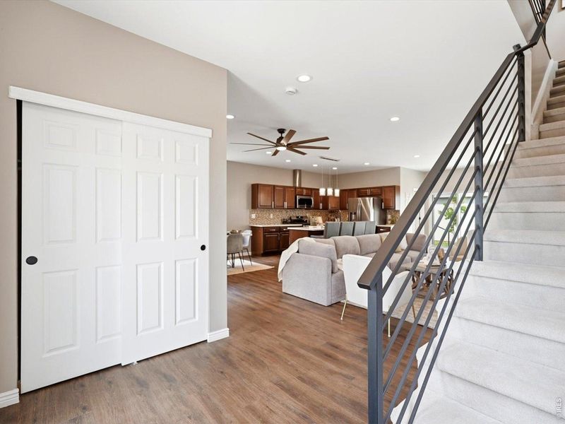Furnished interior view inside a new home in , Denver (Image 6). Furnished interior view inside a new home in , Denver (Image 6).