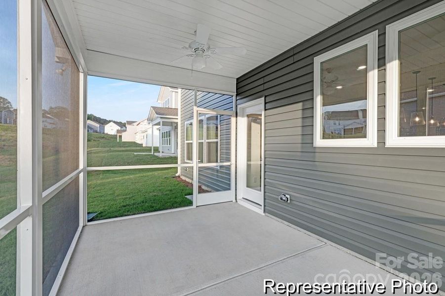 Exterior details and patio area of a home in Morrow Brook, Albemarle (Image 26).