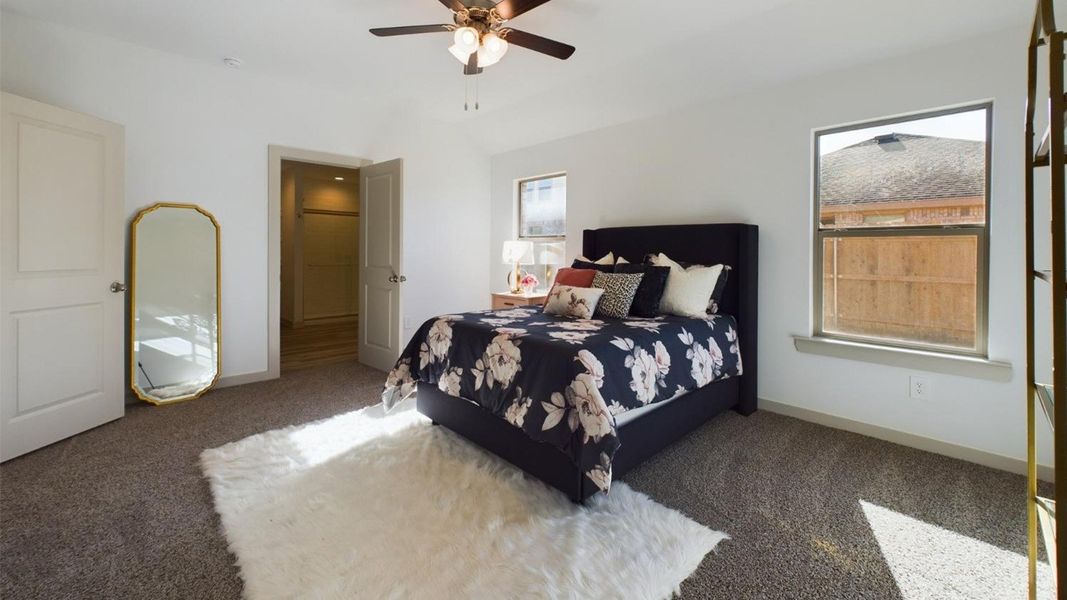 Representative furnished interior of a home built from the The Lakeway by D.R. Horton in Abbey Glen, Lubbock (Image 15).