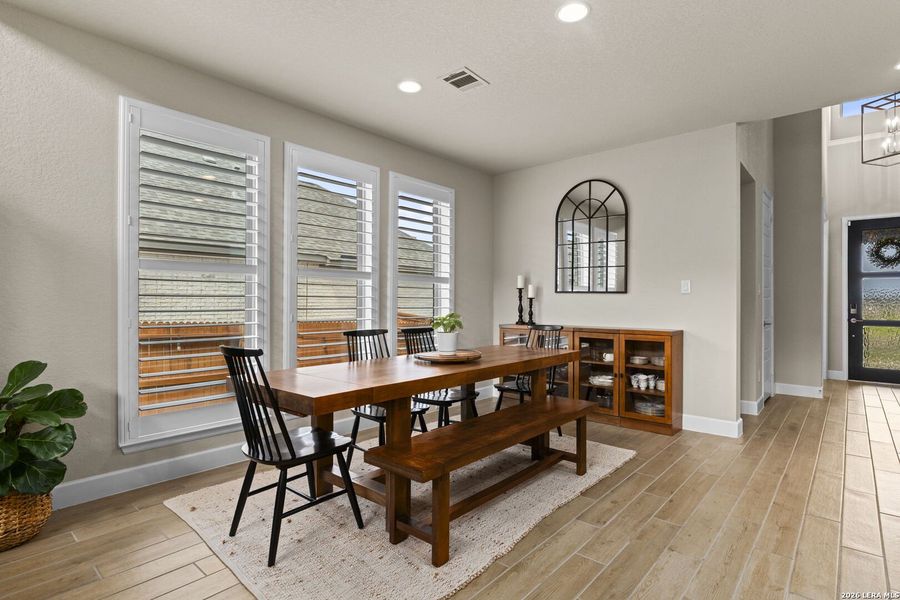 Furnished interior view inside a new home in Veramendi, New Braunfels (Image 36).